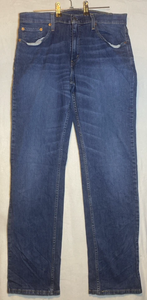 Jeans Levi’s 559 W32 L34 Azul Denim Botón Cremallera Strauss Co Foto 4 de 4