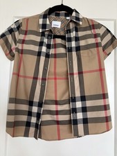 Authentic Kids 8y Burberry Button Up Dress Shirt