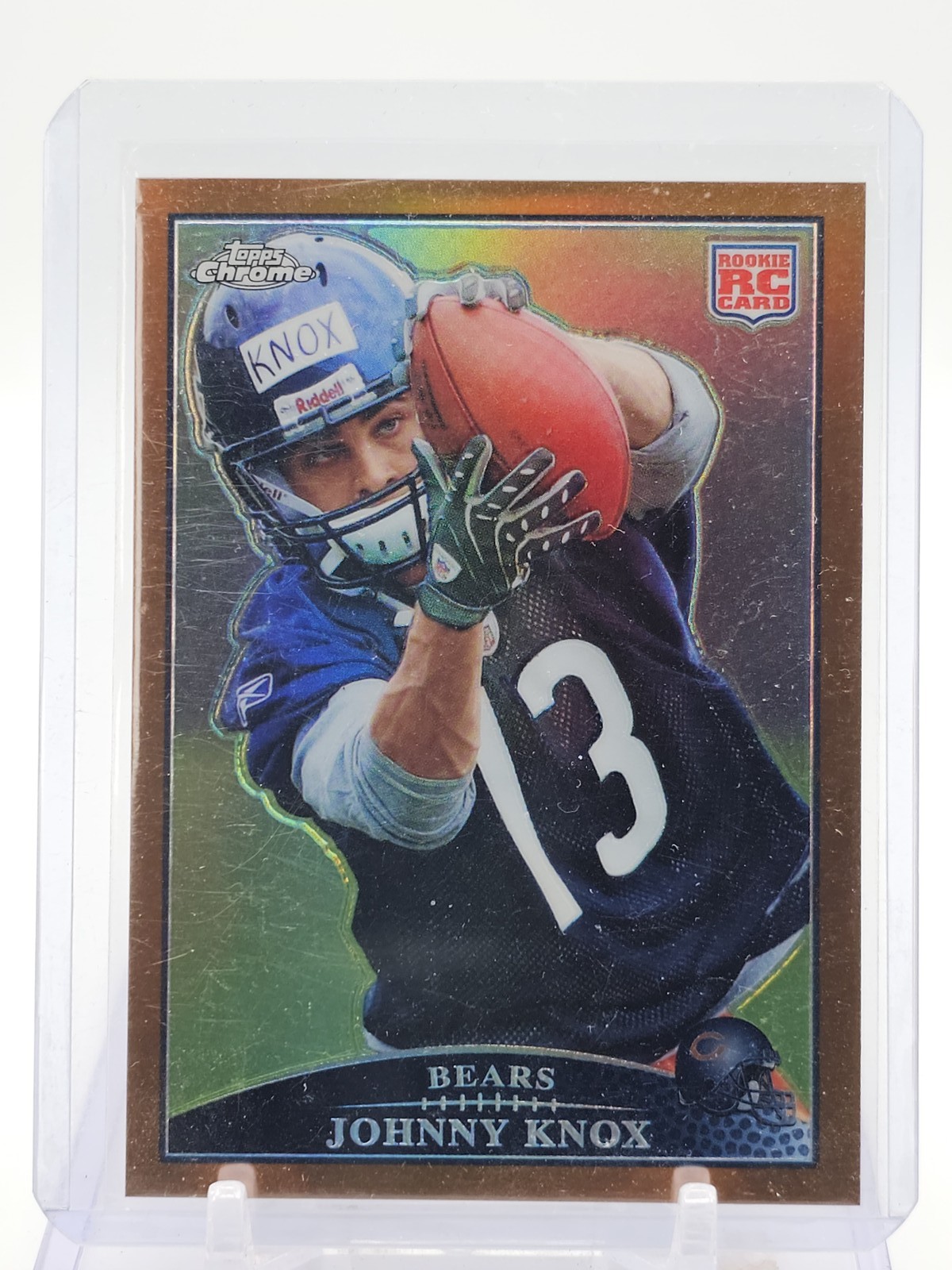 Johnny Knox Topps Chrome #TC202 Copper Refractor