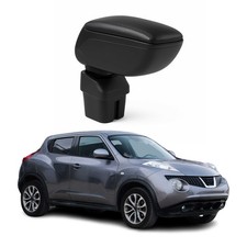 Mittelarmlehne Armlehne für Nissan Juke 2011-2019 PU-Leder ABS Schwarz