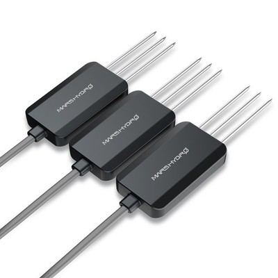 Mars Hydro 3-Pack Smart Soil Sensor Kit for Real-Time Soil EC, Moisture & Temp