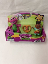 Fisher Price - Barney's World Barney  s Friend David  Barney Figure Set Of 3