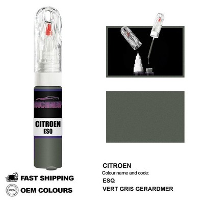 FÜR CITROEN VERT GRIS GERARDMER ESQ Ausbesserungslackstift Pinsel Fix Set Kra...