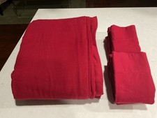 EDDIE BAUER HOME Red Flannel 5pc Duvet Set