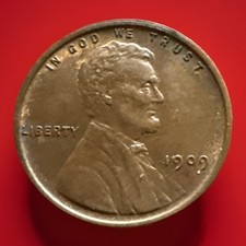 Uncirculated RB 1909 Philadelphia Mint Copper Lincoln Wheat Cent 237