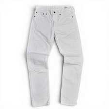 orSlow Slim Fit White Denim Pants 5 Pocket Made in Japan Women's L721