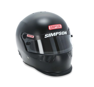 Simpson Racing 7950028 SD1 Dirt Track Helmet - Snell SA2020 - Matte Black -