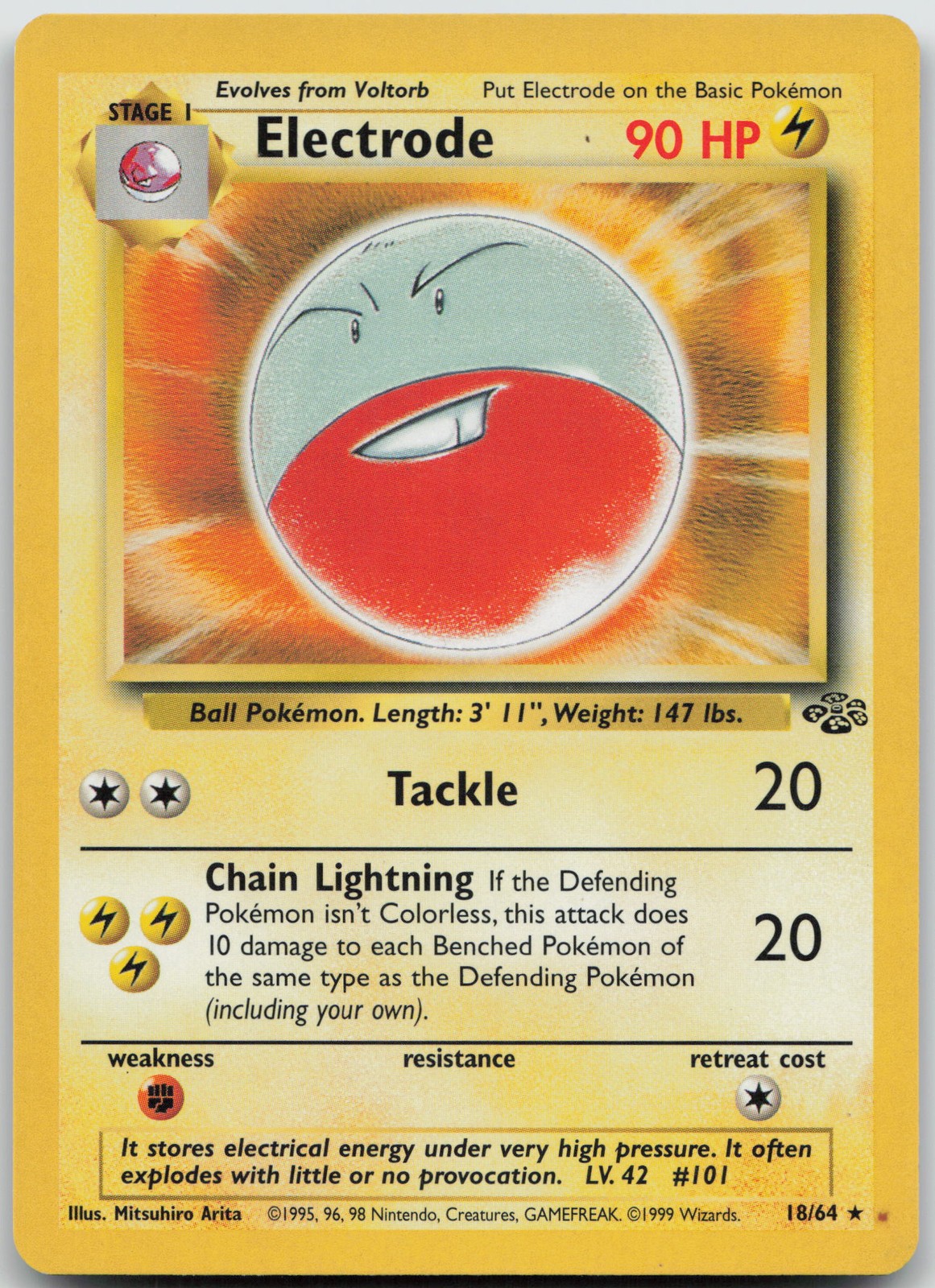 Electrode (18) Rare Jungle 18/64 NM