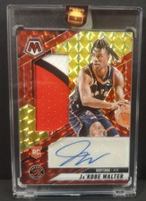2024-25 Panini Mosaic Basketball Ja'Kobe Walter Rookie Jersey Patch Auto Prizm