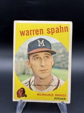 Top 10 Warren Spahn Baseball Cards 19