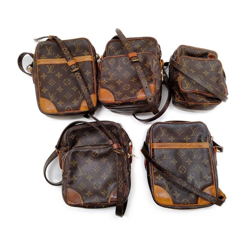 Louis Vuitton Monogram Schultertasche 5 Stück Set 578705