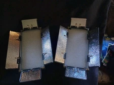 2 iKan IB508-v2 Bi-color LED Field/Studio Lights With Carry Case