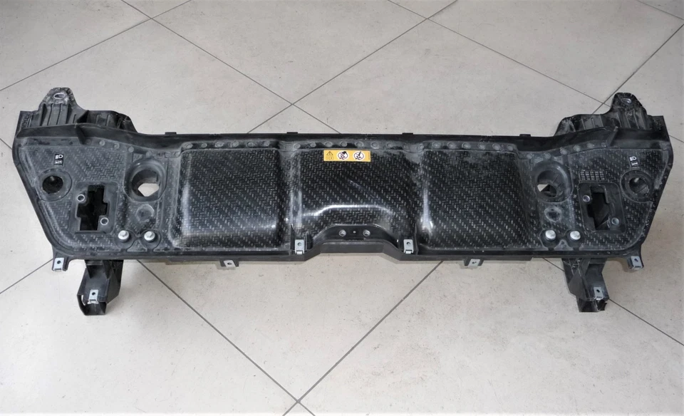 20 -21 Mercedes Benz X167 GLE GLS Carbon Fiber Upper Radiator Support OEM - Image 3 of 4