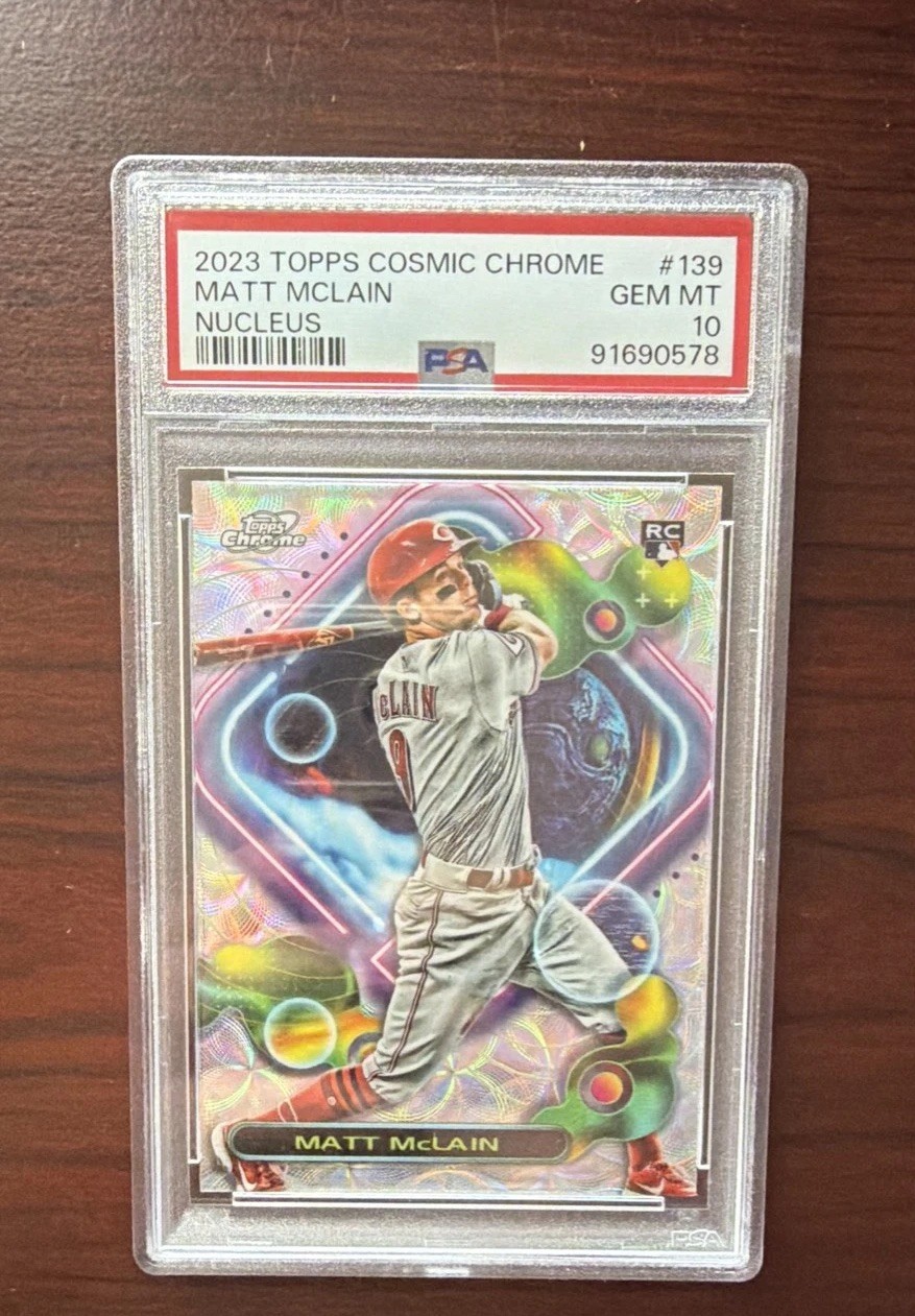 2023 Topps Cosmic Chrome - Matt McLain #139 Nucleus Refractor (RC)