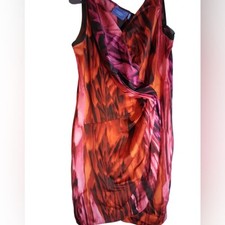Simply Vera Womens Sleeveless Dress Size M V Neck Cottagecore Romantic Vacation