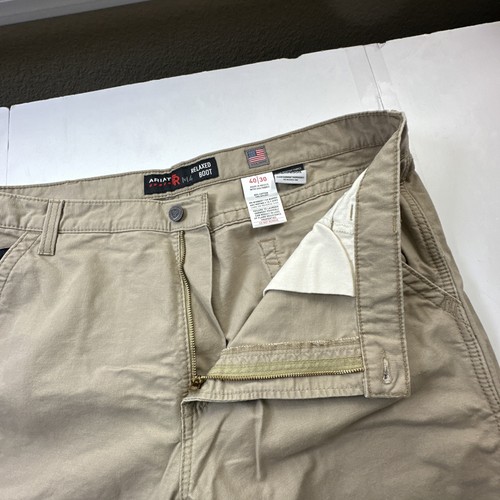 Ariat Jeans Herren FR M4 Relaxed Boot Flame Resistant Work Denim Khaki 40X30 #226 - Bild 14 von 24
