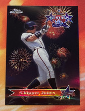 1997 Topps Chrome - All-Stars REFRACTOR - Chipper Jones/Caminiti/Castilla - #AS8