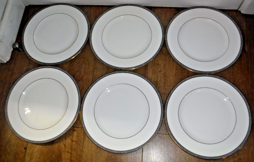 Wedgwood Palatia 6 x Speiseteller ~ 27,5 cm (10,75") ~ R4700 ~ 1. ~ TOP