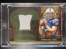 2012 Crown Royale Andrew Luck Rookie Royalty Patch Card #43/49. rookie card picture