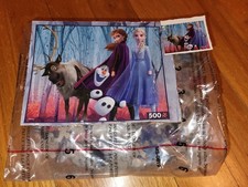 Disney Frozen II Sven, Olaf, Anna  Elsa BOXLESS 500 Piece Puzzle 14" x 18"