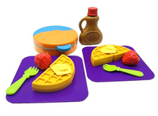 Learning Resources New Sprouts Waffle Time 14 Pc Set Complete Pretend Montessori