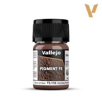 (131,67 /L) Vallejo Pigment Burnt Umber 30ml in Schraubdose
