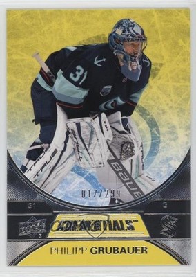 2021-22 Upper Deck Credentials Yellow 17/299 Philipp Grubauer #27 1p1i
