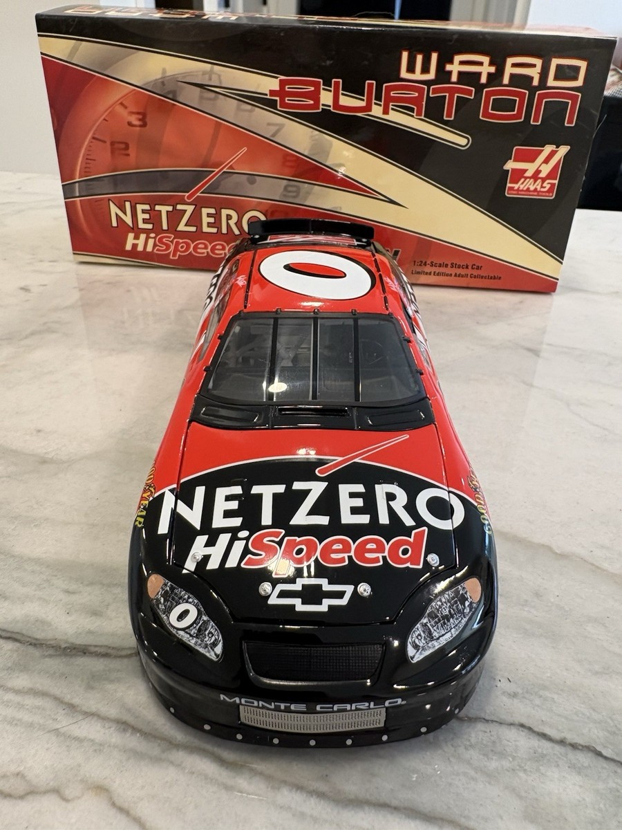 Ward Burton 2004 NetZero HiSpeed Nascar 1/24 Diecast #0 Action