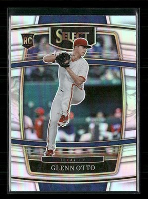 Glenn Otto Rookie 2022 Panini Select Silver Holo Texas Rangers #6