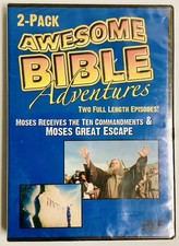 Awesome Bible Adventures: Moses Receives the 10 Commandments & Mose Great Escape