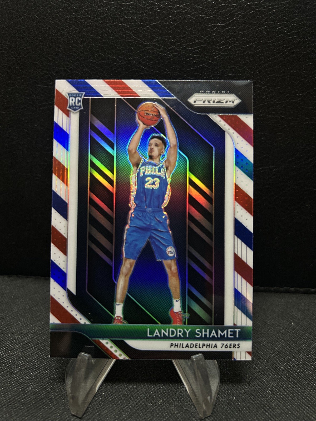 2018-19 Panini Prizm - Landry Shamet #199 Red White & Blue Prizm (RC) FREE SHIP