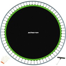 15 Ft Trampoline Replacement Mat 96 V-Rings for 7" Springs Zoomster