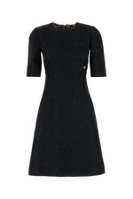 DOLCE&GABBANA Black Brocade Dress New & Authentic