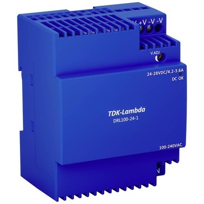 TDK-Lambda DRL100-24-1 Hutschienen-Netzteil (DIN-Rail) 24 V 3.67 A 100.8 W
