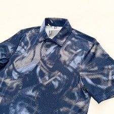  80 NWT Men's ADIDAS Golf Navy Ultimate 365 Movement Mesh Polo Shirt Top MEDIUM
