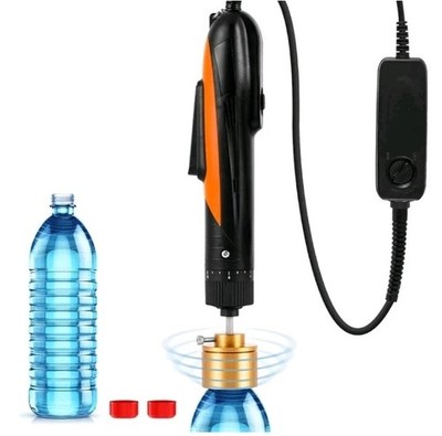 Adjustable Electric Bottle Capping Machine for 0.39-1.97'' Plastic Caps