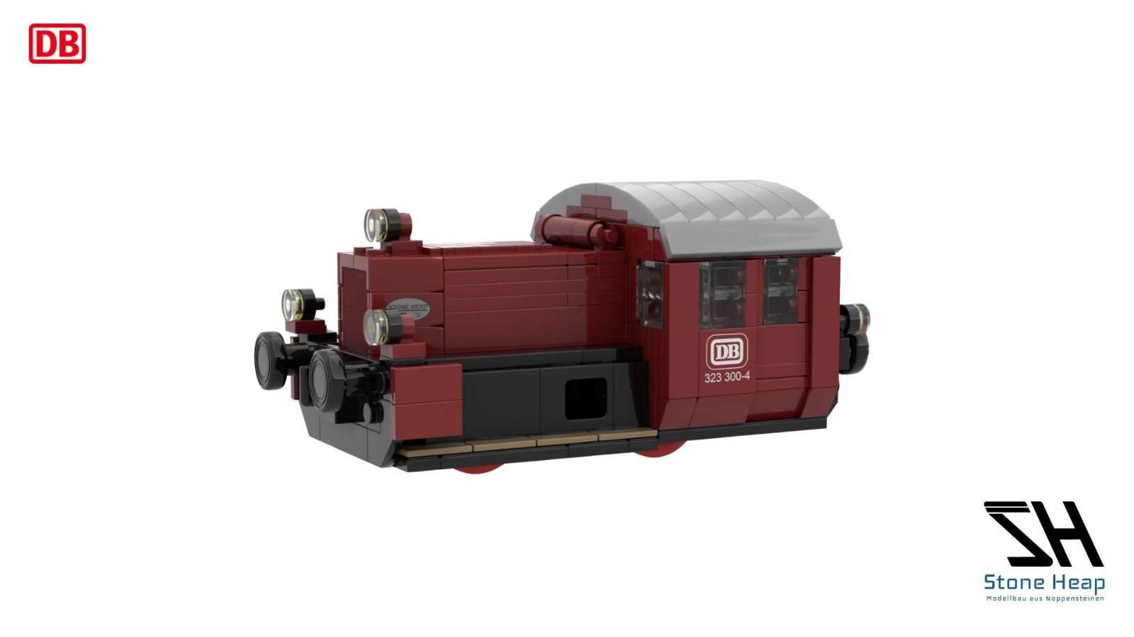 Stone Heap Klemmbausteine SH-3004 DB-Köf II Diesellok NEU OVP