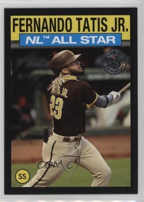 2021 Topps 1986 All-Star Baseball Black 287/299 Fernando Tatis Jr #86AS22 1g5d