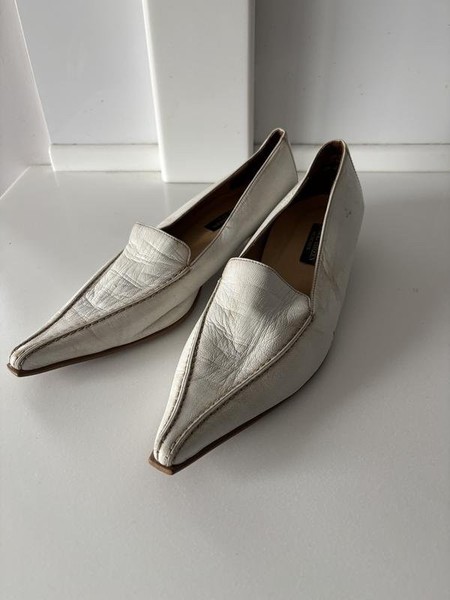 Women Paul Green Heels Beige Leather 40 #C48I