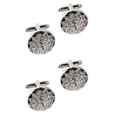 4 Pcs Formelle Manschettenknöpfe Für Herren Hemdmanschettenknöpfe