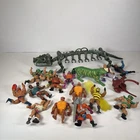 Vintage MOTU Masters Universe He-Man Skeletor Figures Parts Lot Battle Cat