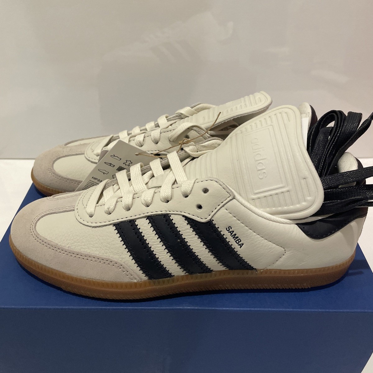 Size 5 - adidas Pharrell x Samba Human Race Cloud White HP3383 | eBay
