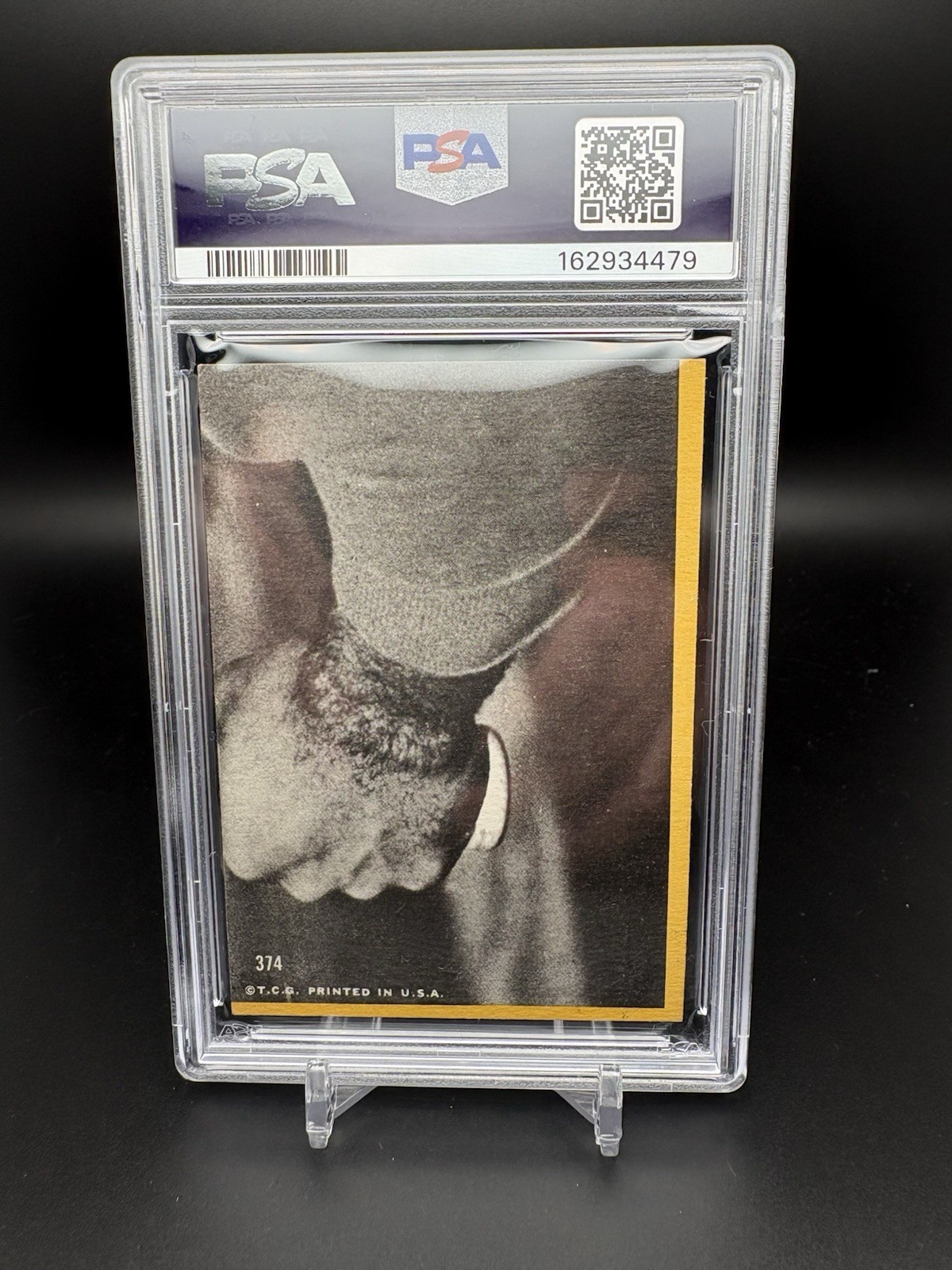 1968 TOPPS ALL STAR #374 ROBERTO BOB CLEMENTE PSA 1 view 3