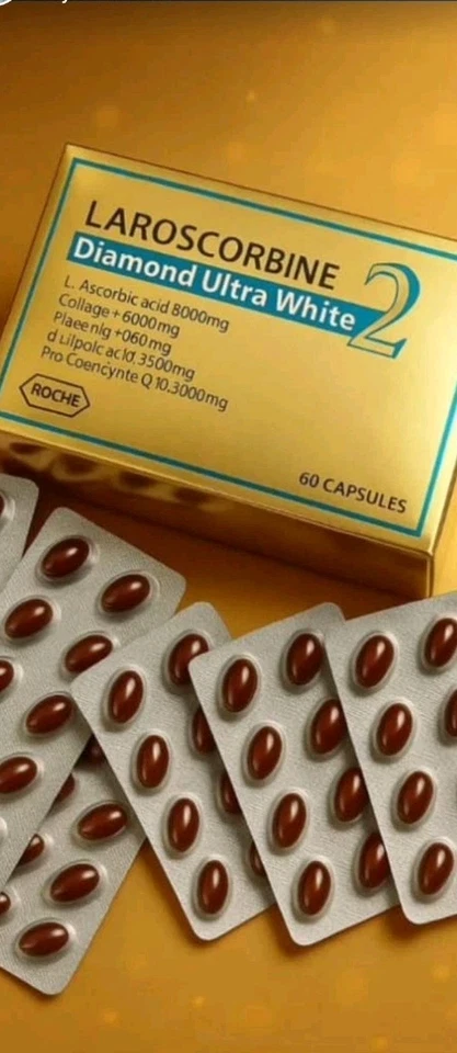 Laroscorbine Diamond Ultra White 2 Glowing and Glass skin 60 softgels - Photo 2/2