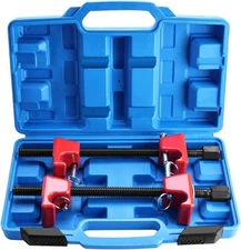 2Pcs Coil Spring Compressor Tool Set Strut Remover Installer Suspension Tool