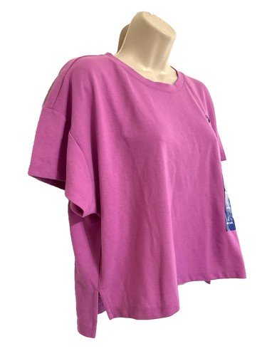 prince pickleball shirt/ top L boxy short sleeve light purple - Picture 2 of 7