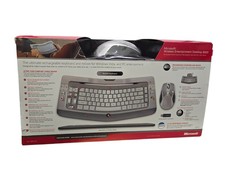 Microsoft Wireless Entertainment Desktop 8000 Keyboard BACKLIT COMBO Mouse NEW