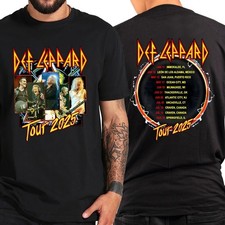 Retro Def Leppard Tour 2025 Shirt, Def Leppard Rock Tour T-shirt 2025