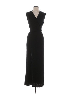 Krisa Women Black Casual Dress M
