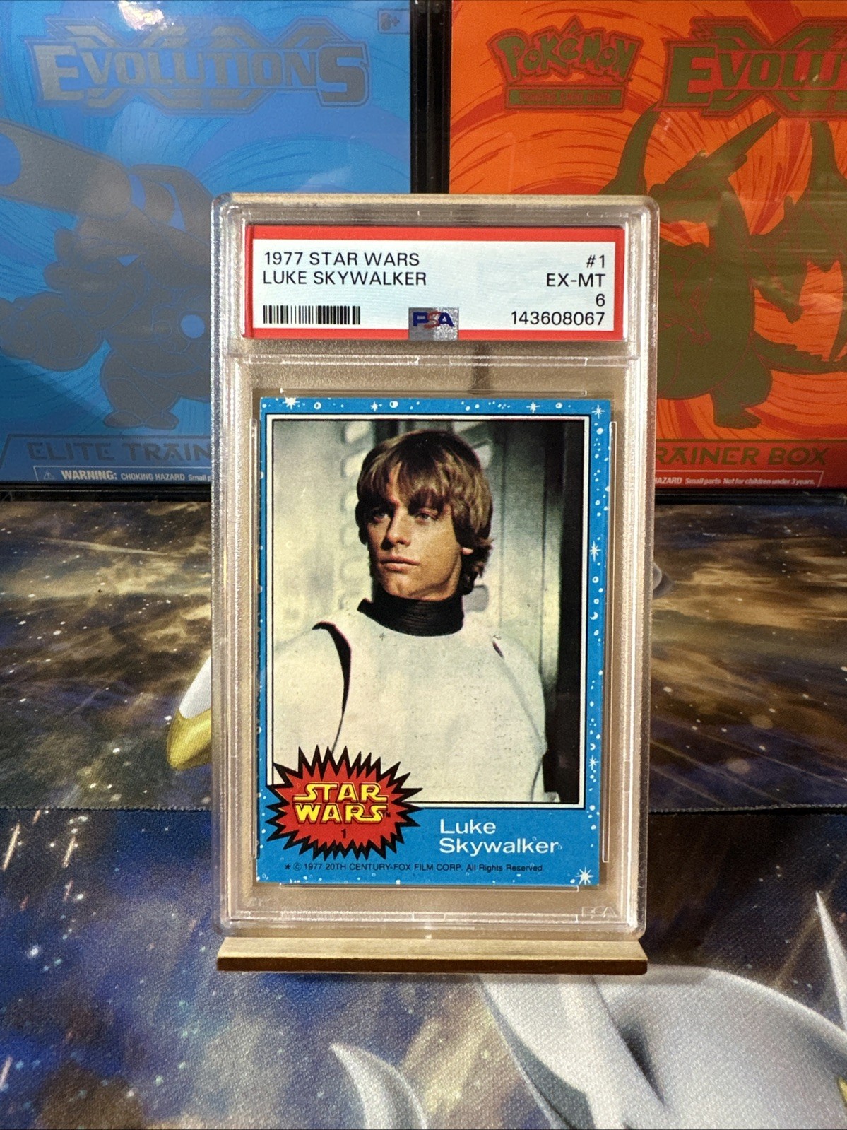 Luke Skywalker - 1977 Topps Star Wars #1 PSA 6